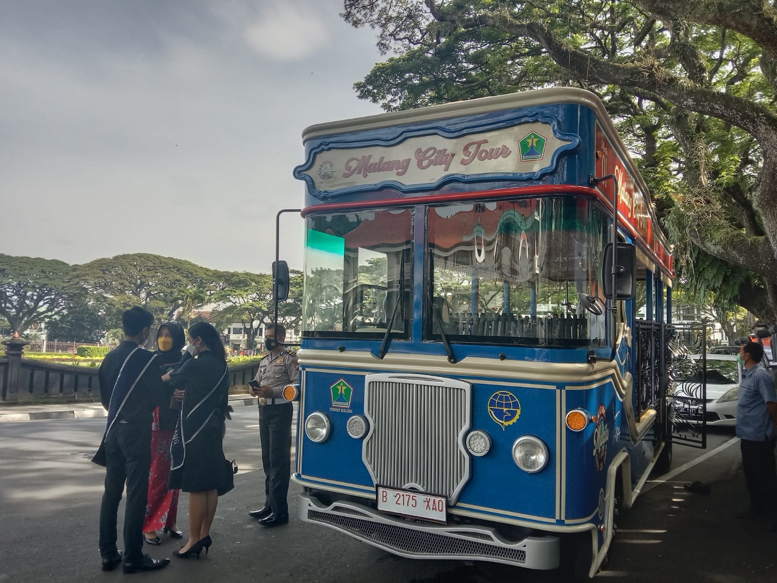 Bus Macito yang direncanakan akan beroperasi setiap hari di Kota Malang.