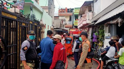 Korsleting listrik. (Foto: Istimewa/Tugu Jatim)