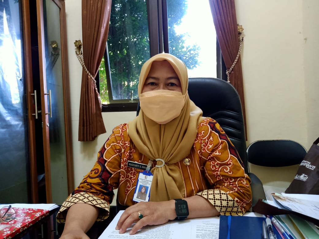 Kabid Kesehatan Hewan Disnakkan Bojonegoro, Sugiharti Sri Rahayu.
