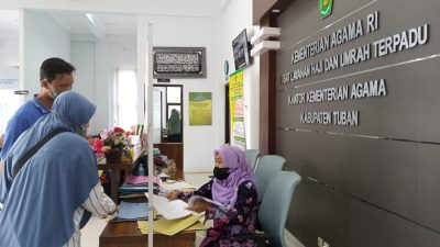 Calon jamaah haji Tuban. (Foto: Mochamad Abdurrochim/Tugu Jatim)