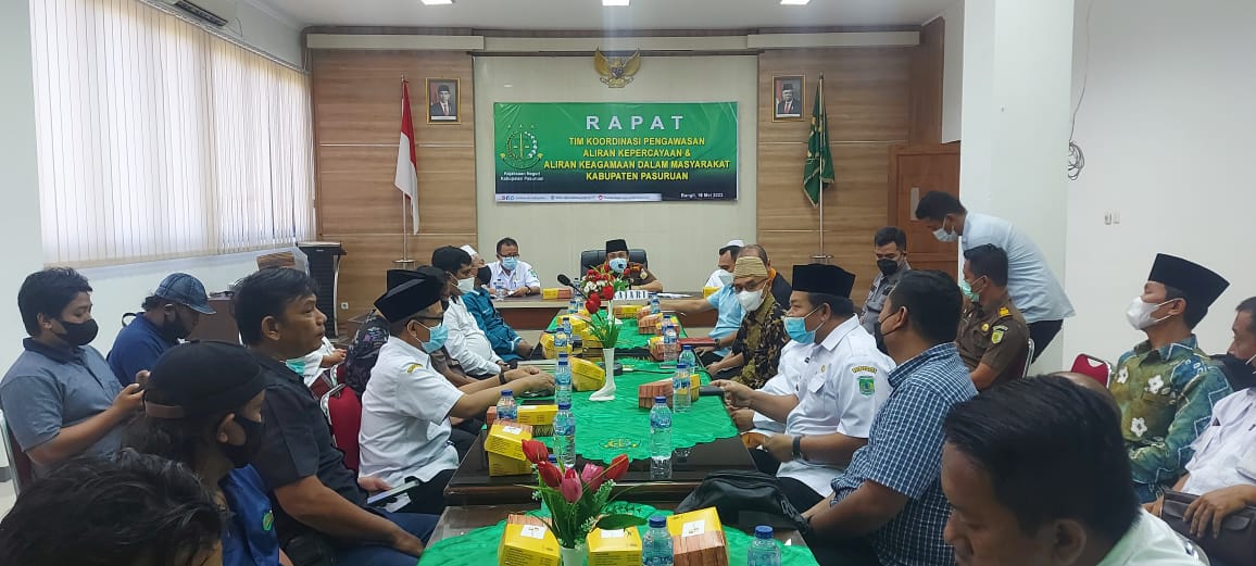 Tim Bakorpakem Kabupaten Pasuruan berencana melakukan pembinaan agama dan psikis terhadap anggota kelompok Mahfudijanto, dugaan alirasan sesat.