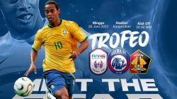 Ronaldinho. (Foto: IG Arema FC/Tugu Jatim)