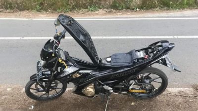 Sepeda motor milik wisatawan asal Malang yang hilang di kawasan Gunung Bromo.