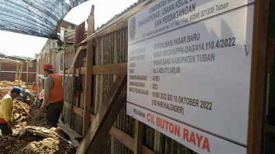 Pasar Baru Tuban. (Foto: Mochamad Abdurrochim/Tugu Jatim)