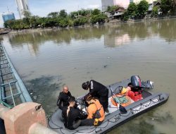 Diduga Niat Bunuh Diri, Seorang Wanita Nekat Lompat ke Sungai Jagir Surabaya, Korban dalam Pencarian