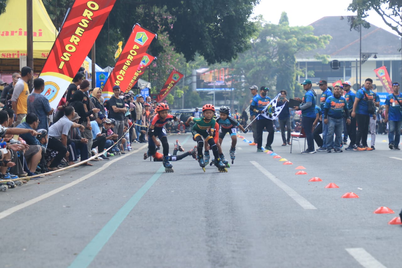 Kejuaraan Sepatu Roda se-Jatim. (Foto: Humas Pemkot Malang/Tugu Jatim)