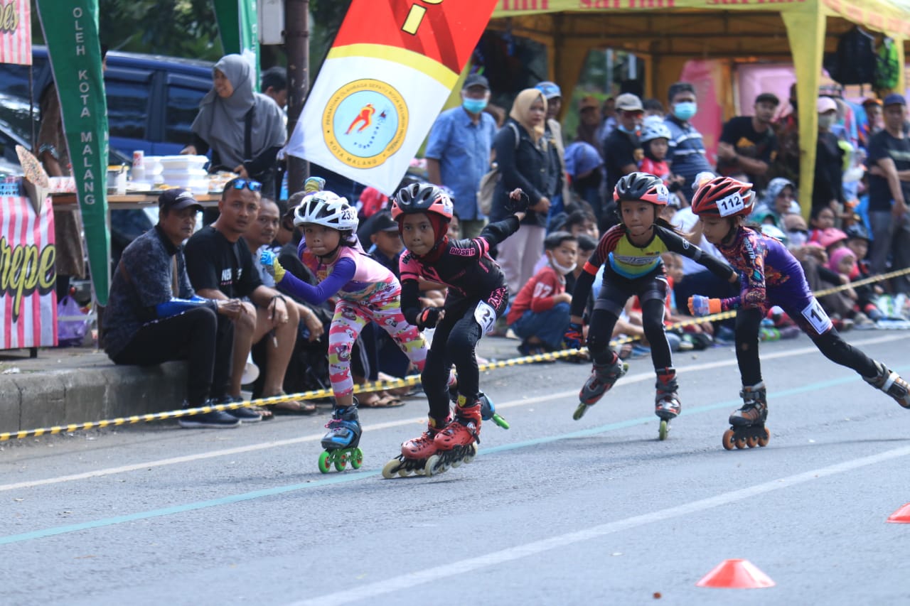 Kejuaraan Sepatu Roda se-Jatim. (Foto: Humas Pemkot Malang/Tugu Jatim)
