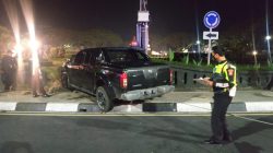 Kecelakaan tunggal. (Foto: Satlantas Polresta Malang Kota/Tugu Jatim)
