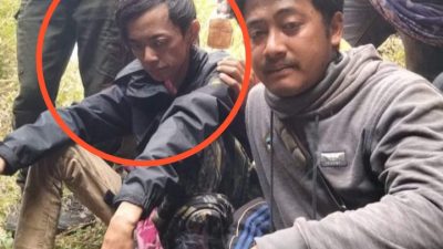  Sosok Roni Nur Efendi (kiri), wisatawan asal Desa Mangliawan, Kecamatan Pakis, Kabupaten Malang ditemukan tim SAR kondisi selamat.