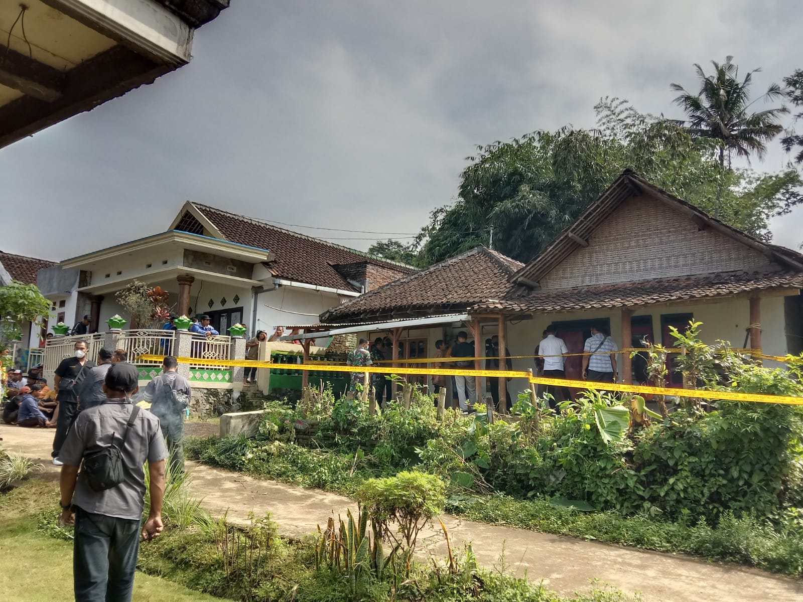 Lokasi rumah nenek Wurlin (70) saat dia ditemukan bersimbah darah pada Selasa (7/6/2022).