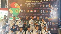 Tim angkat besi perwakilan Bojonegoro yang bertanding dalam Pekan Olahraga Provinsi (Porprov) ke VII Jawa Timur tahun 2022.