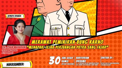 Famflet acara haul Bung Karno.