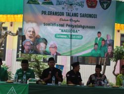 Cegah Persebaran Narkoba, PR GP Ansor Sumenep Gelar Sosialisasi di SDN Talang I
