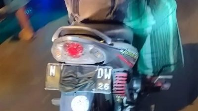 Viral Aksi Nyeleneh Hindari E-Tilang, Pemotor di Pasuruan Tutupi Pelat Nomor Kendaraan dengan Masker