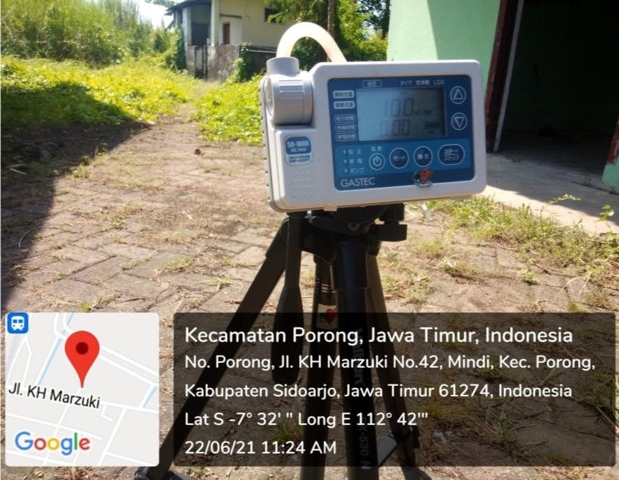  Dengan alat pantau detektor gas digital (Gastech), pemeriksaan dilakukan rutin setiap akhir bulan