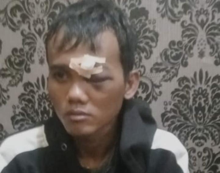 Dihajar preman. (Foto: Polsek Prigen/Tugu Jatim)