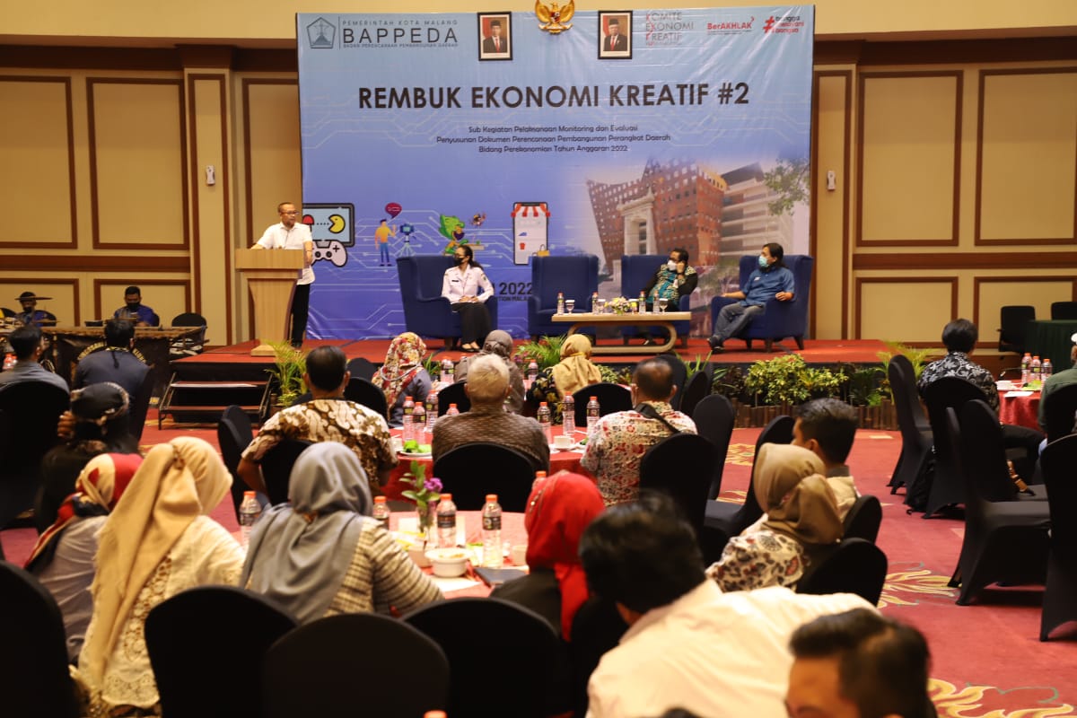 Wali Kota Malang Sutiaji dalam Rembuk Ekonomi Kreatif #2.
