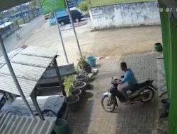 10 Detik, Komplotan Maling Gasak Motor Pemilik Toko Kue di Kota Pasuruan