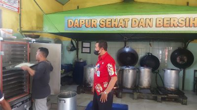 Kondisi dan aktivitas di dalam Dapur Lapas Tuban.