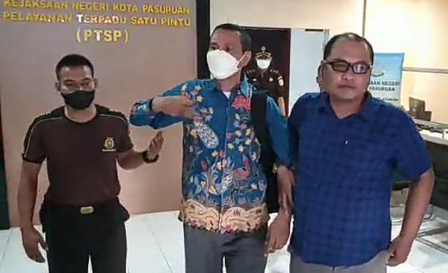 Terdakwa kasus JLU. (Foto: Dok Kejari Kota Pasuruan/Tugu Jatim)