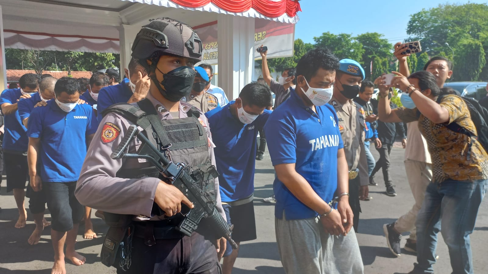 Jaringan pengedar narkoba. (Foto: Laoh Mahfud/Tugu Jatim)