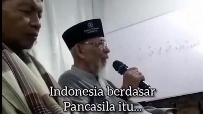 Abu Bakar Baasyir. (Foto: Tangkapan layar video/Tugu Jatim)