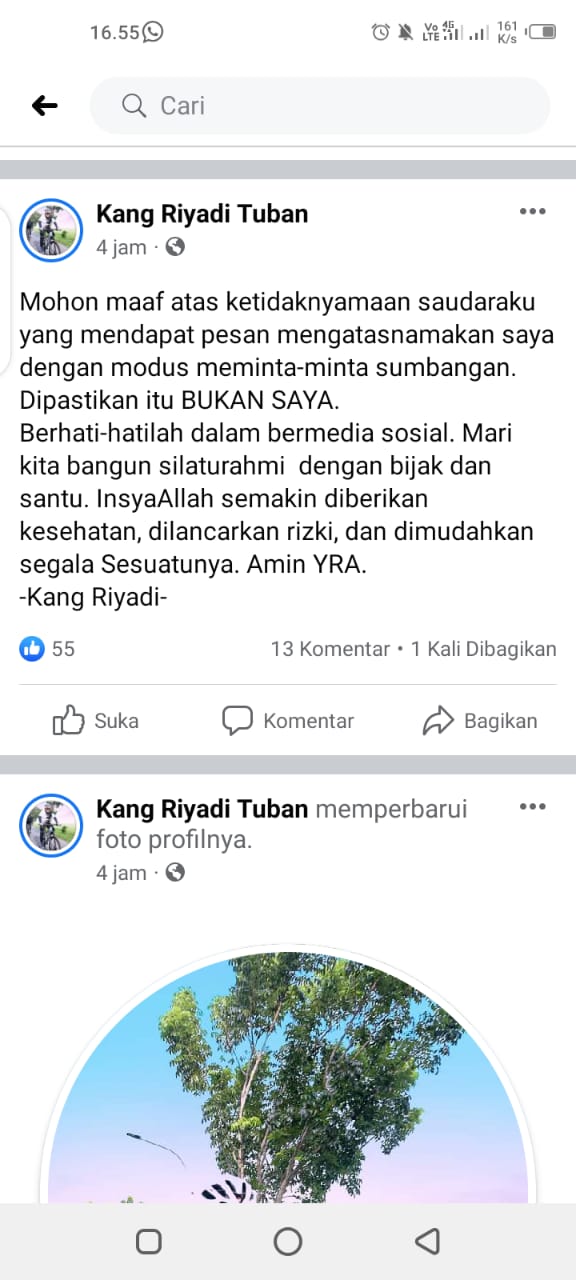 Kang Riyadi. (Foto: FB/Tugu Jatim)