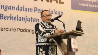 Wali Kota Malang Sutiaji saat memberikan paparan.