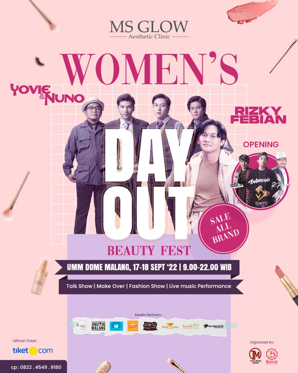 Pamflet acara Women's Day Out.