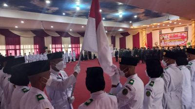 Paskibraka Kota Pasuruan. (Foto: Laoh Mahfud/Tugu Jatim)