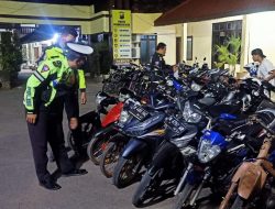 Puluhan Motor Terjaring Operasi Balap Liar di Kota Pasuruan, Ngandang Sampai 2 Bulan