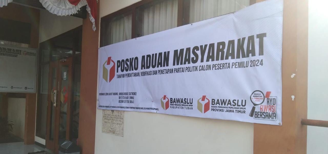 Posko Aduan Masyarakat. (Foto: Mochamad Abdurrochim/Tugu Jatim)
