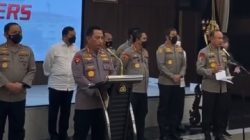 Kapolri, Jenderal Listyo Sigit Prabowo saat mengumumkan penetapan Irjen Ferdy Sambo sabagai tersangka kasus pembunuhan Brigadir J.