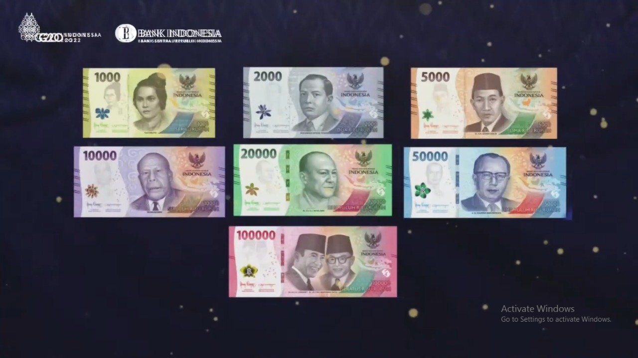 Uang kertas emisi. (Foto: Tangkapan Layar YouTube Bank Indonesia/Tugu Jatim)