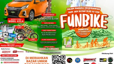 Event Fun Bike. (Foto: Pemkab Blitar/Tugu Jatim)