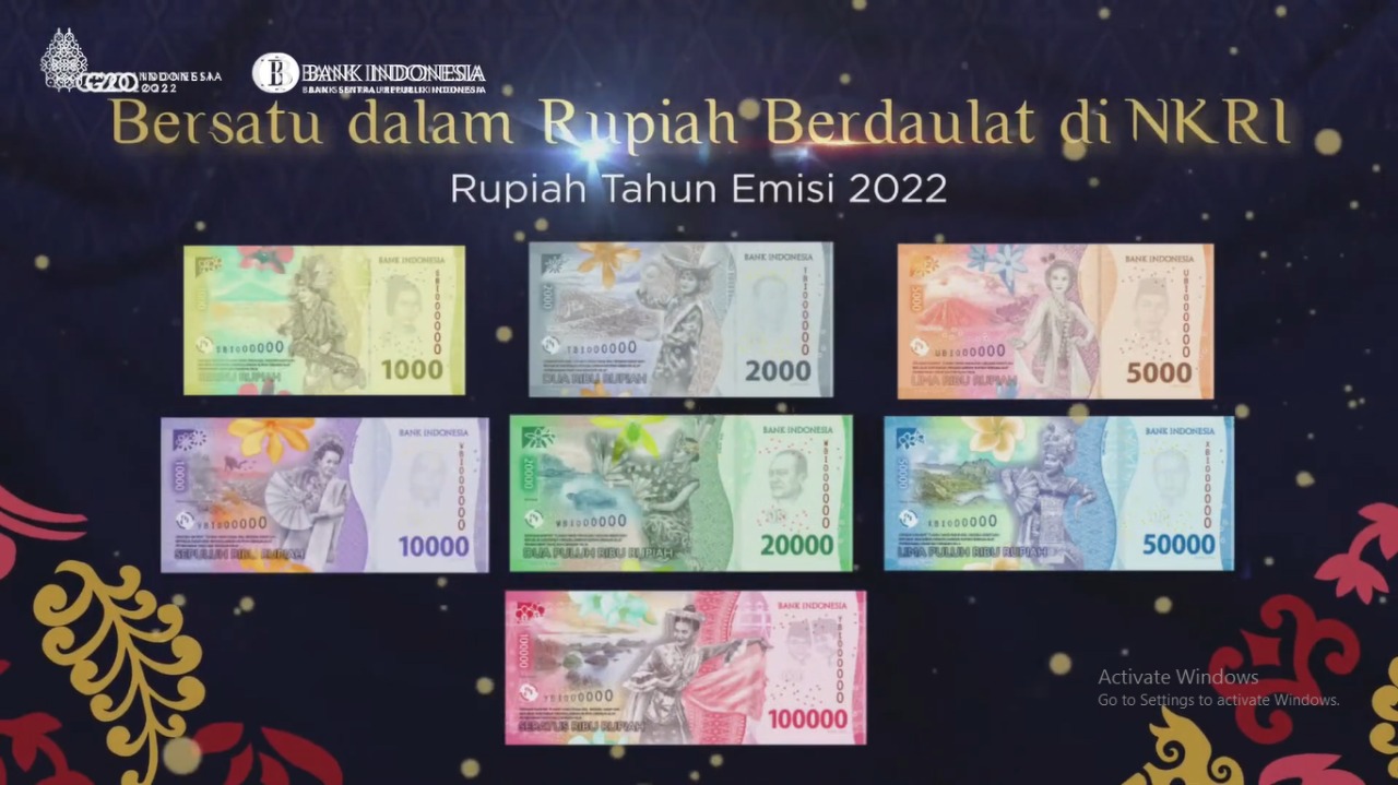 Uang kertas emisi. (Foto: Tangkapan Layar YouTube Bank Indonesia/Tugu Jatim)