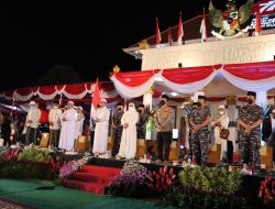 Doa dan Zikir Kebangsaan Warnai Malam Peringatan HUT RI Ke-77 di Gedung Negara Grahadi Surabaya