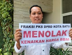 Reaksi Tolak Kenaikan Harga BBM, Legislatif PKS Kota Batu: Rakyat Miskin Makin Sengsara
