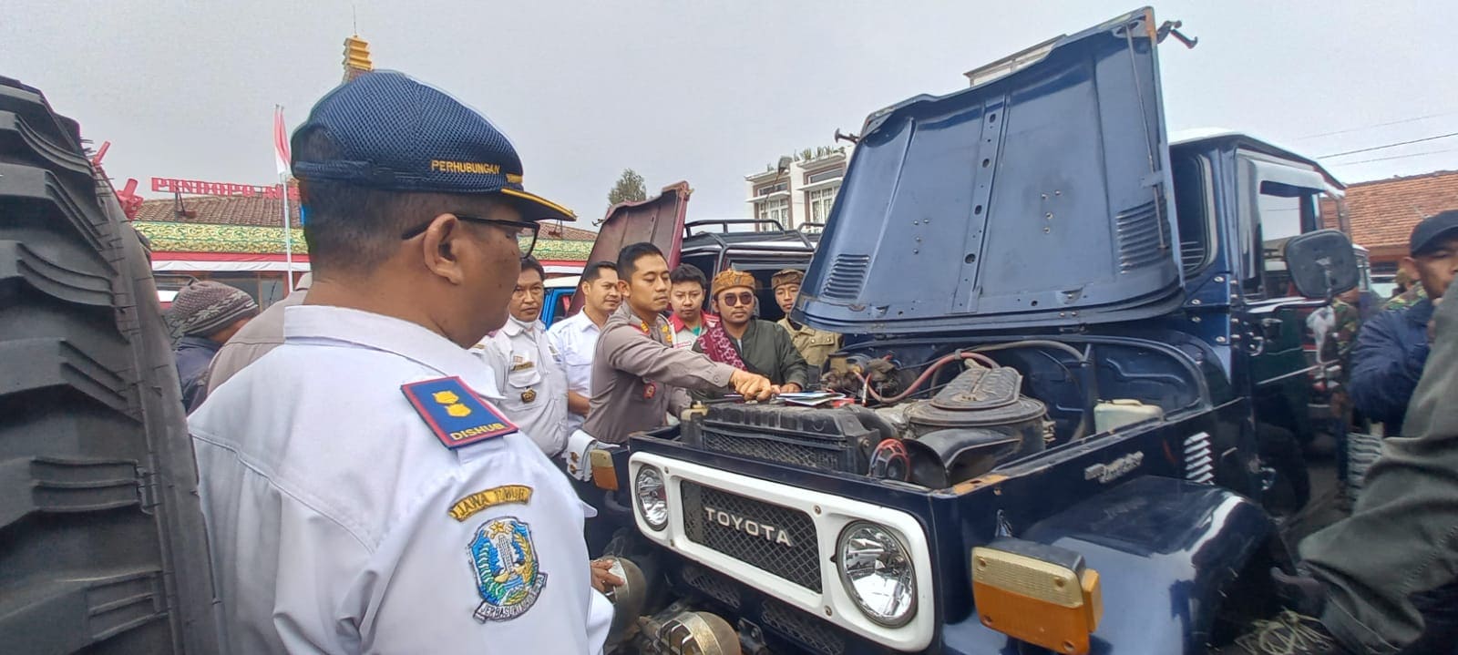 Satlantas Polres Pasuruan. (Foto: Laoh Mahfud/Tugu Jatim)