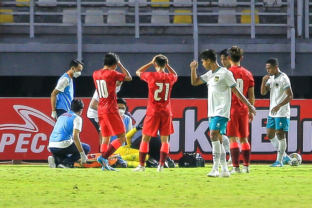 Timnas Indonesia U-20 vs Hongkong. (Foto: Dani Kristian/Tugu Jatim)