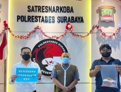 Satresnarkoba Polrestabes Surabaya Tangkap Warga Bungurasih Sidoarjo, Temukan Puluhan Poket Sabu