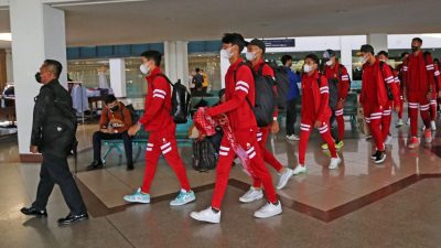 Timnas U-20 Indonesia. (Foto: Dok Humas Polrestabes/Tugu Jatim)