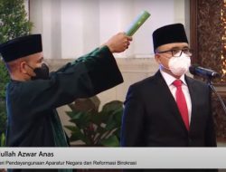 Azwar Anas, Mantan Bupati Banyuwangi 2 periode Dilantik Jokowi jadi Menteri PANRB