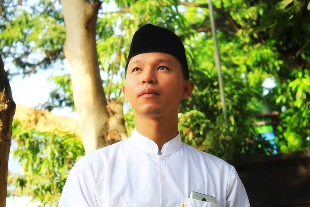 Mujiburrohman, salah satu pengajar di Pondok Pesantren Nurul Jadid.