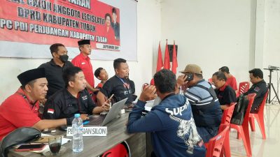 DPC PDIP Tuban Jaring Bakal Calon Legislatif untuk Pemilu 2024