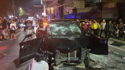 pelaku tabrak lari viral. (Foto: dok. warga/Tugu Jatim)