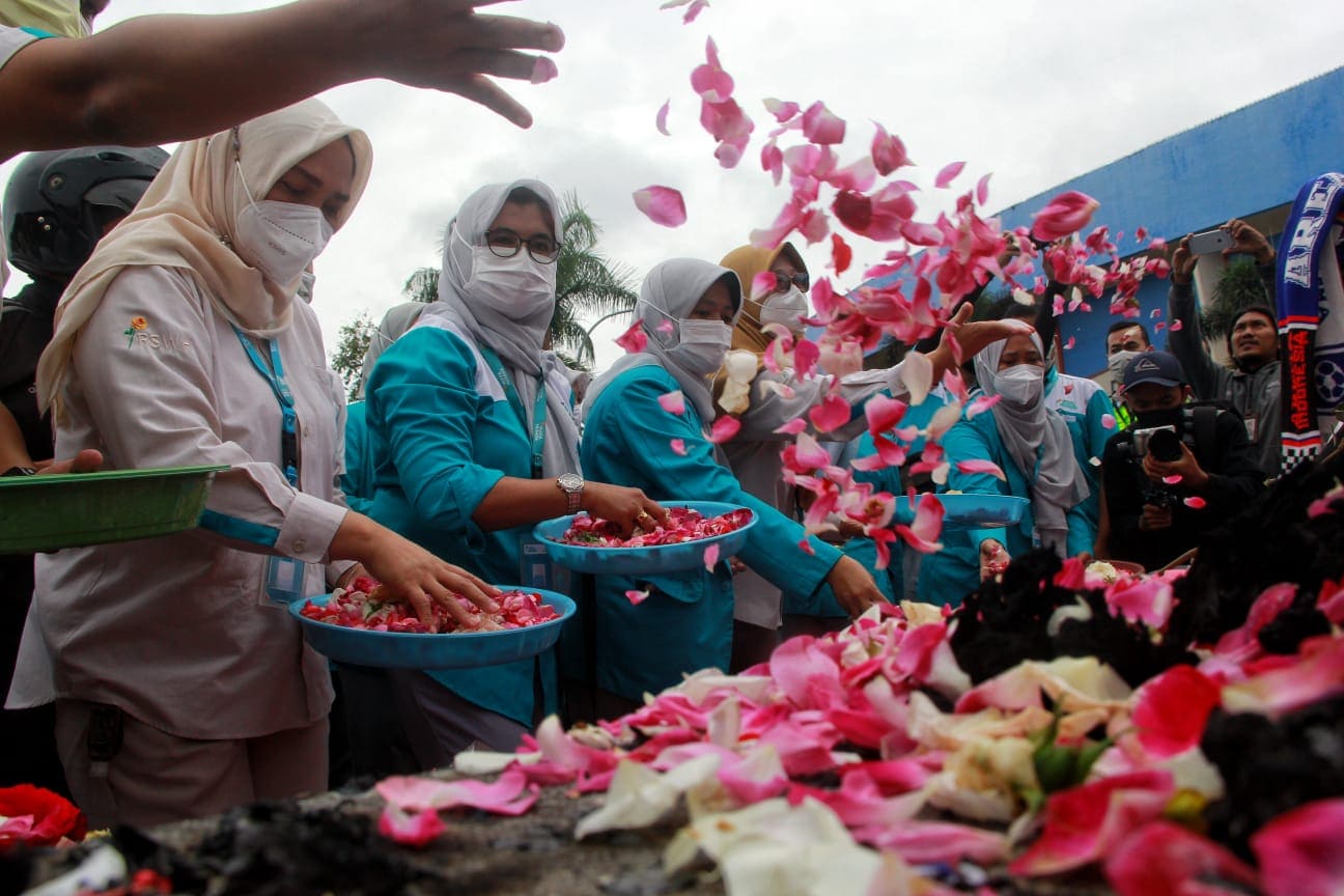 Aksi solidaritas. (Foto: Rubianto/Tugu Malang)
