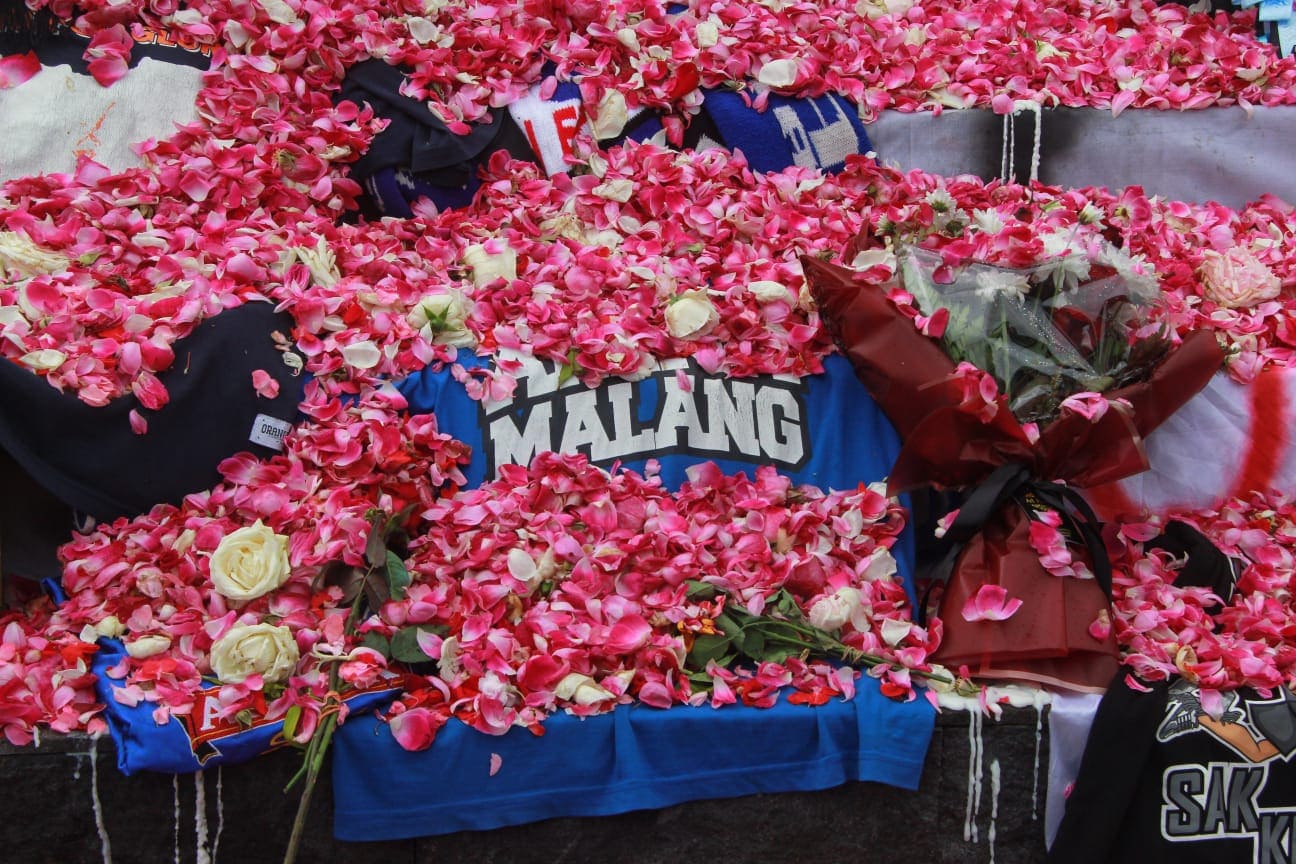 Aksi solidaritas. (Foto: Rubianto/Tugu Malang)