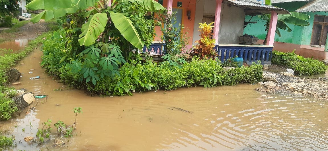 banjir Kabupaten Malang. (Foto: Forum Pengurangan Risiko Bencana Desa Tambakrejo/Tugu Jatim)