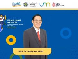 Prof Hariyono Jadi Rektor UM Baru Periode 2022-2027, Pelantikan pada 26 Oktober